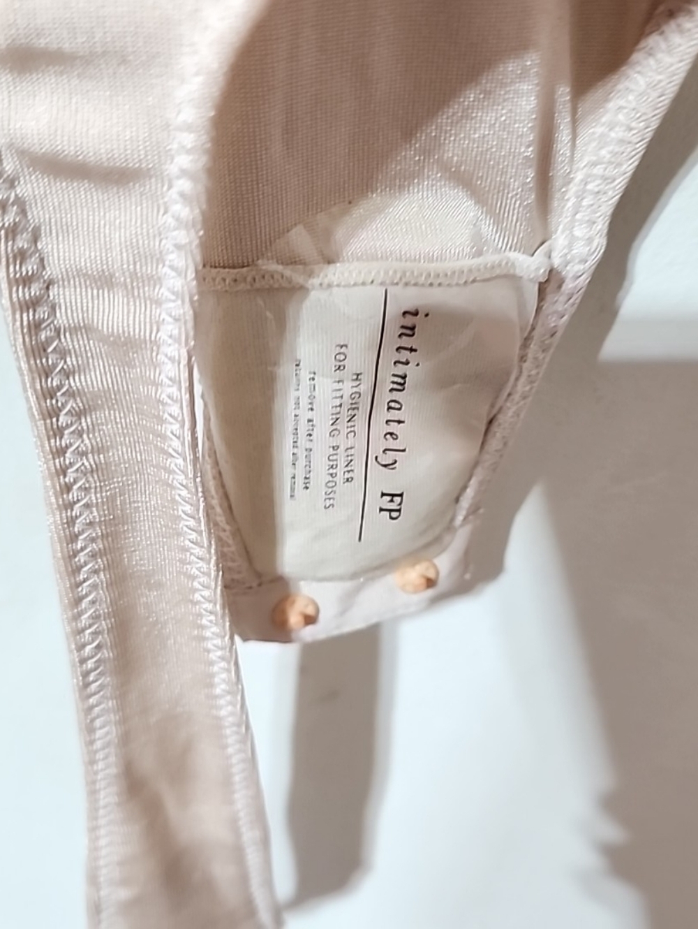 Free People Turnt Bodysuit in a cream shade. Nwt- Large - Picture 7 of 7